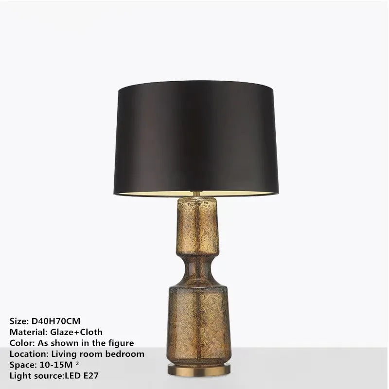 Decorbites™ Glas-Tischleuchte - Nordisches modernes Design für Wohnzimmer, Schlafzimmer, Hotel