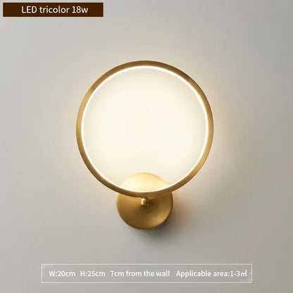 DecorBites™ LED Wall Lamps: Modern Indoor Decor for Bedroom, Living Room, Study, Corridor & Aisle