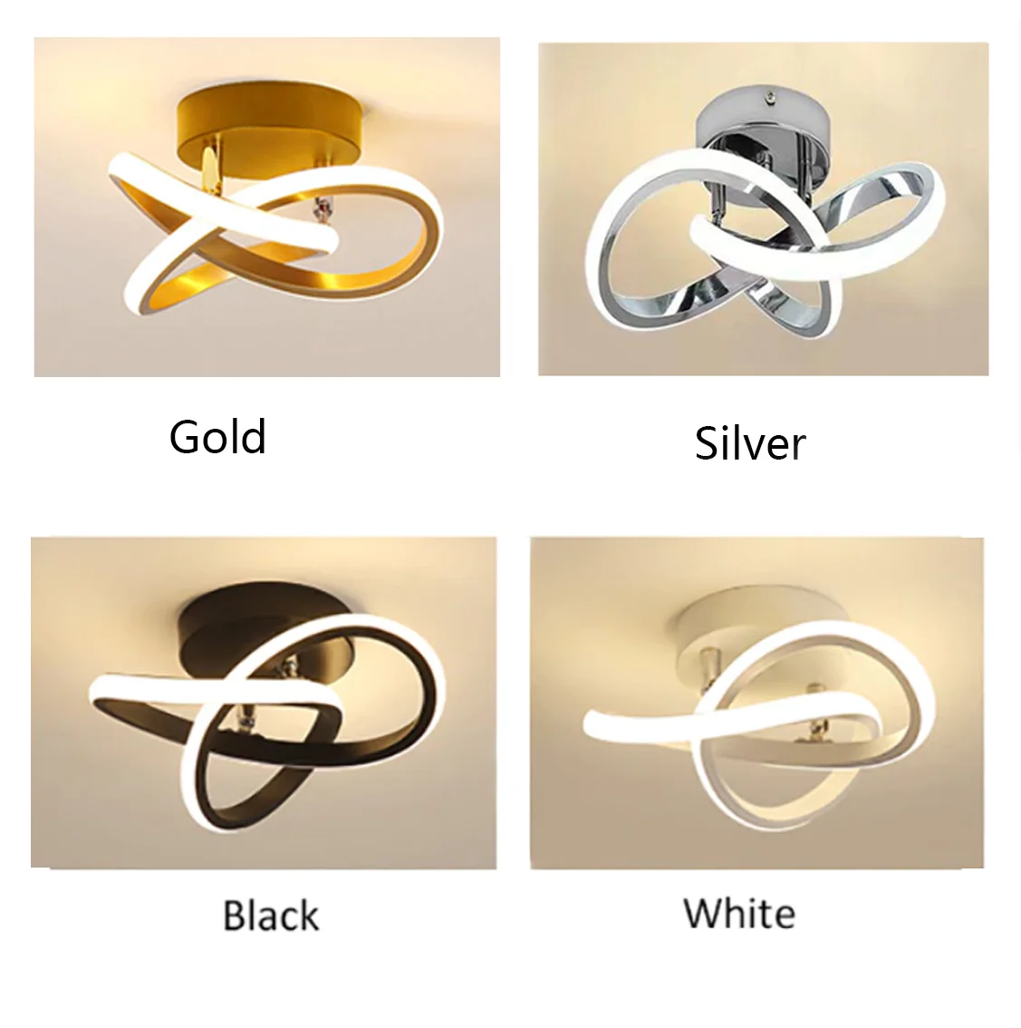 DecorBites™ LED Strip Ceiling Lights: Modern Minimalist Home Decor Lamps for Living Room, Staircase, Balcony