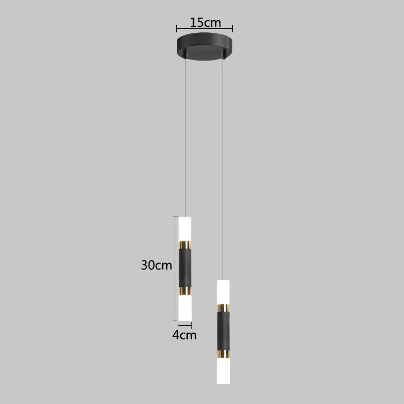 DecorBites™ LED Pendant Light: Modern Indoor Hanging Lamp for Dining Room Living Room Decoration