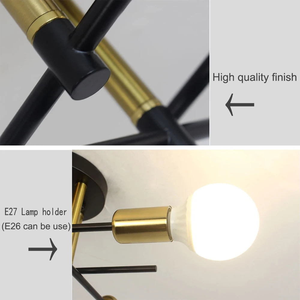Black Industrial Ceiling Lamp