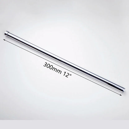 DecorBites™ Golden Black Stainless Steel Round Shower Arm for Bathroom with Extension Arm