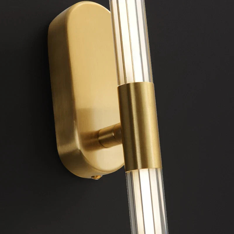 Lámparas de pared Decorbites™ de líneas geométricas doradas para la decoración de hogar moderna de lujo