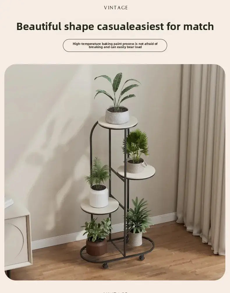 DecorBites™ Modern Multi-storey Plant Stand for Interior Decor