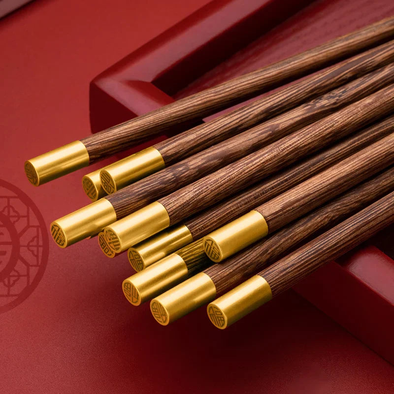 DecorBites™ Chicken-wing Wood Chopsticks Set • High Grade Reusable Tableware