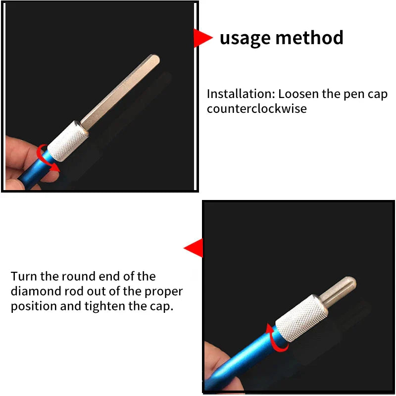 DecorBites™ Knife Sharpener: Portable Blade Sharpening Tool for Kitchen, Fishing, and More