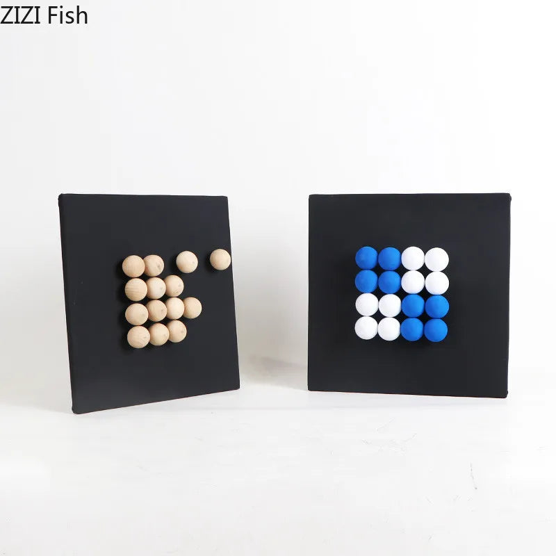 DecorBites™ Adornos de pared colgantes en forma de bola 3D, arte moderno para el fondo de la sala de estar