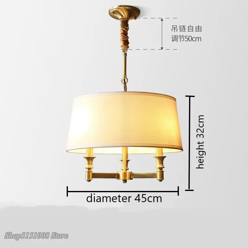 ديكوربايتس™ مصباح معلق نحاسي بتصميم آرت ديكو لإضاءة غرف الطعام والمعيشة وغرف النوم