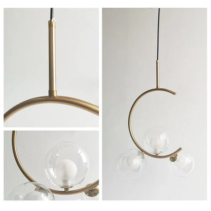 Lámpara de araña LED con bola de cristal DecorBites™ para comedor, cocina, dormitorio o bar.