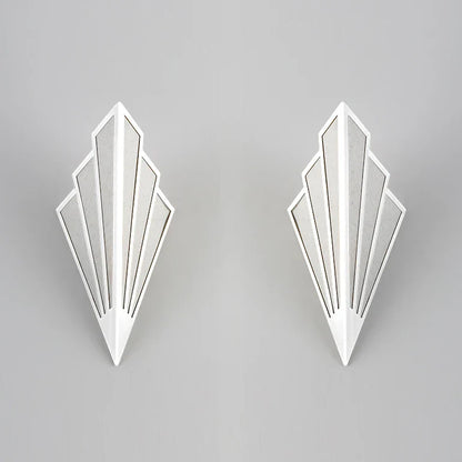 Lámpara de pared interior LED DecorBites™ con forma de abanico para pasillos, escaleras y dormitorios.