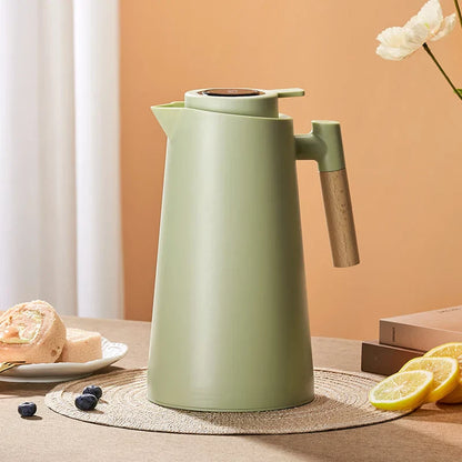 DecorBites™ Insulation Kettle: Large Capacity Thermos Bottle with One-Key Temperature Display.
