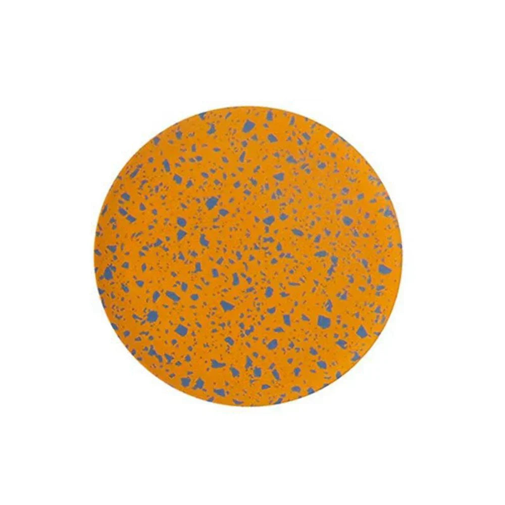 Plato de fibra de bambú redondo al estilo coreano Decorbites™ para postres, frutas y pasteles