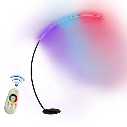 DecorBites™ LED Art Floor Lamp Dimmable Remote RGB Living Room Bedroom Decor