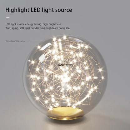 ثريا كرة زجاجية من DecorBites™ لغرفة الطعام أو المطبخ أو المكتب أو مكتب الاستقبال