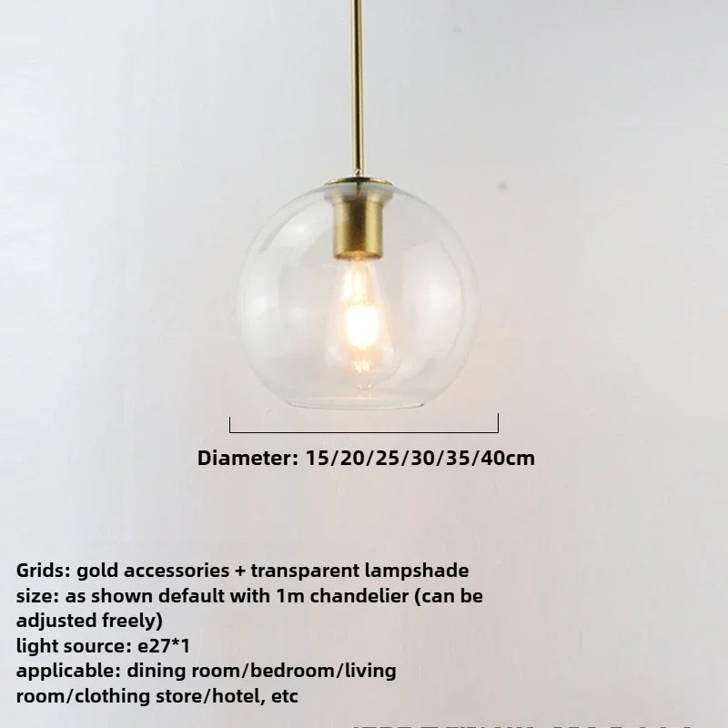 Smoky Gray Glass Globe Pendant Light With Iron Finish