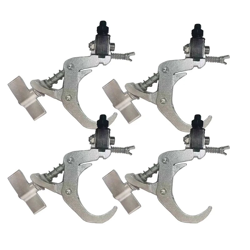 DecorBites™ Large Silver Spring Folding Hooks for Moving Head Beam Lights