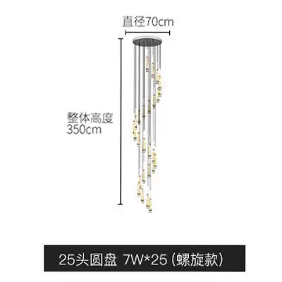 DecorBites™ LED Ring Chandelier for Home Decor - Modern, Rotating, Indoor Lighting Solution