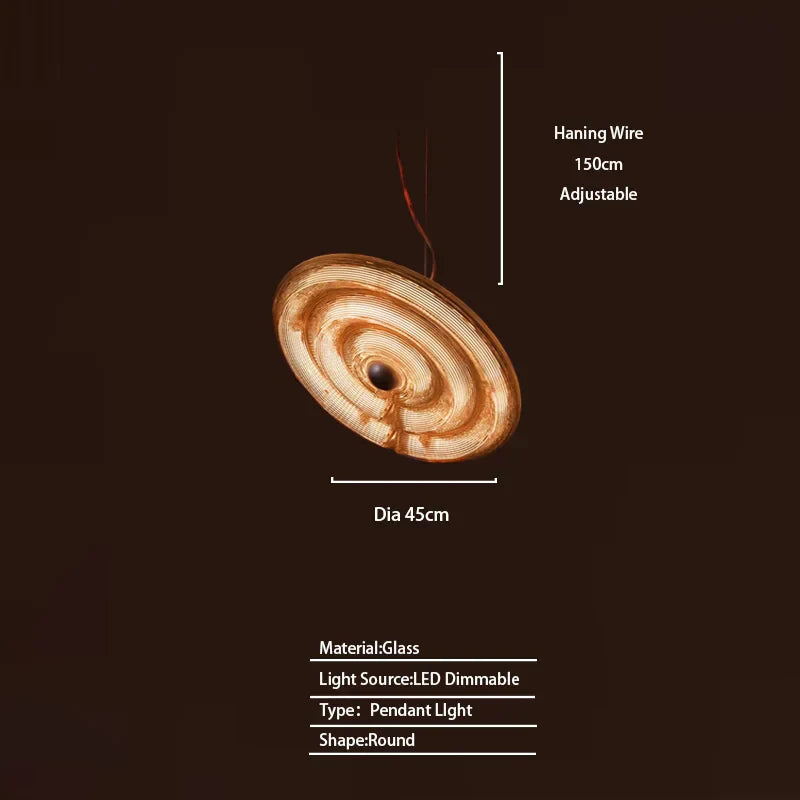 DecorBites™ Glass Wall Lamp Dimmable LED Modern Light Fixture for Living Room