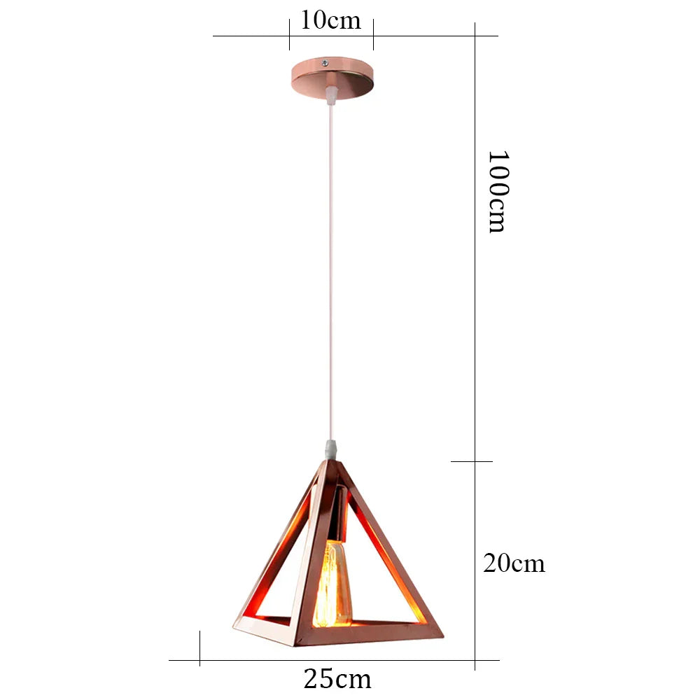 DecorBites™ Industrial Retro Loft LED Pendant Light for Home Living Room Kitchen