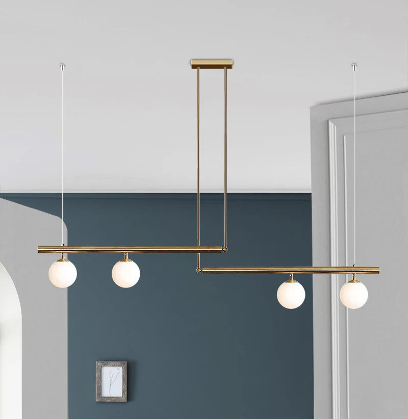 Modern Linear Hanging Chandelier