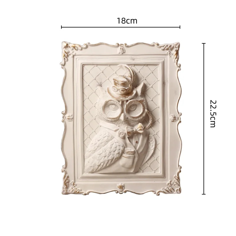DecorBites™ Earl Cat Resin Pendant Wall Decoration Frame for a Whimsical Touch.