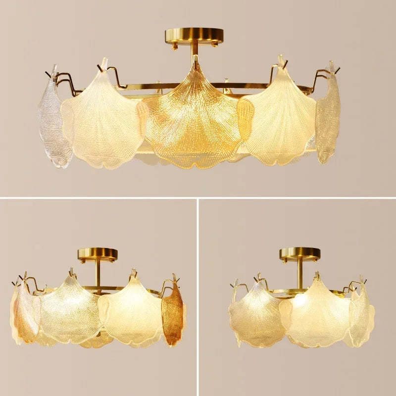 DecorBites™ Contemporary LED Chandelier for Home Decor in Modern French Design