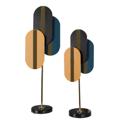 Decorbites™ Geometrische Ellipse Metallskulptur - Bunte Wohnungsdekoration Figur