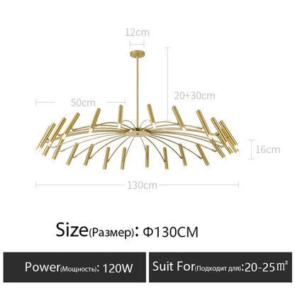 Minimalist Metal G9 Pendant Chandelier