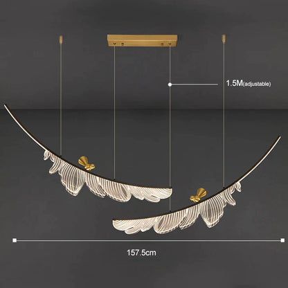 Lámpara de araña de cobre italiano DecorBites™: Diseño moderno y lujoso con guía de luz para restaurantes y bares.