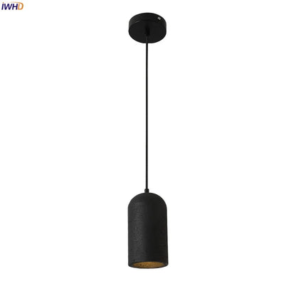 Lámpara colgante LED DecorBites™ de travertino negro para iluminación interior moderna