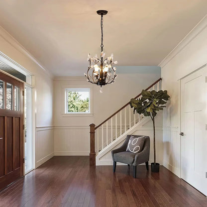 Lámpara colgante de cristal DecorBites™ con luces LED para decoración de interiores