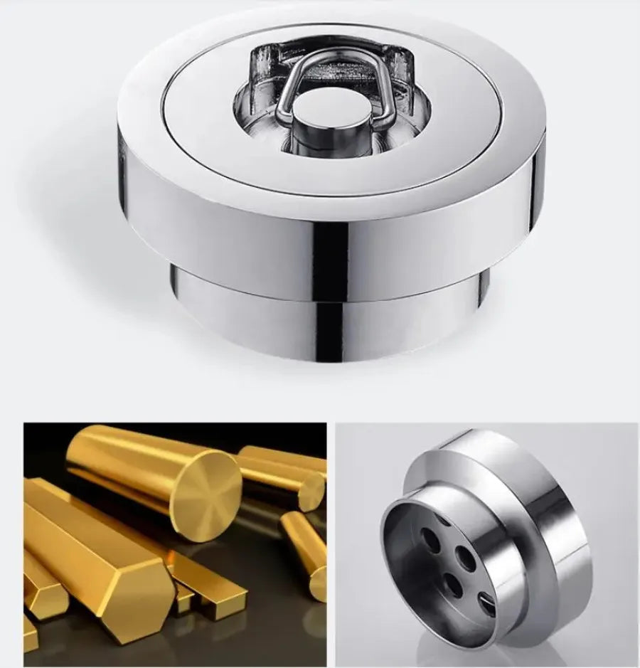 DecorBites™ Brass Chrome Swimming Pool Fishbowl Drain, Superior Quality, High Waterflow