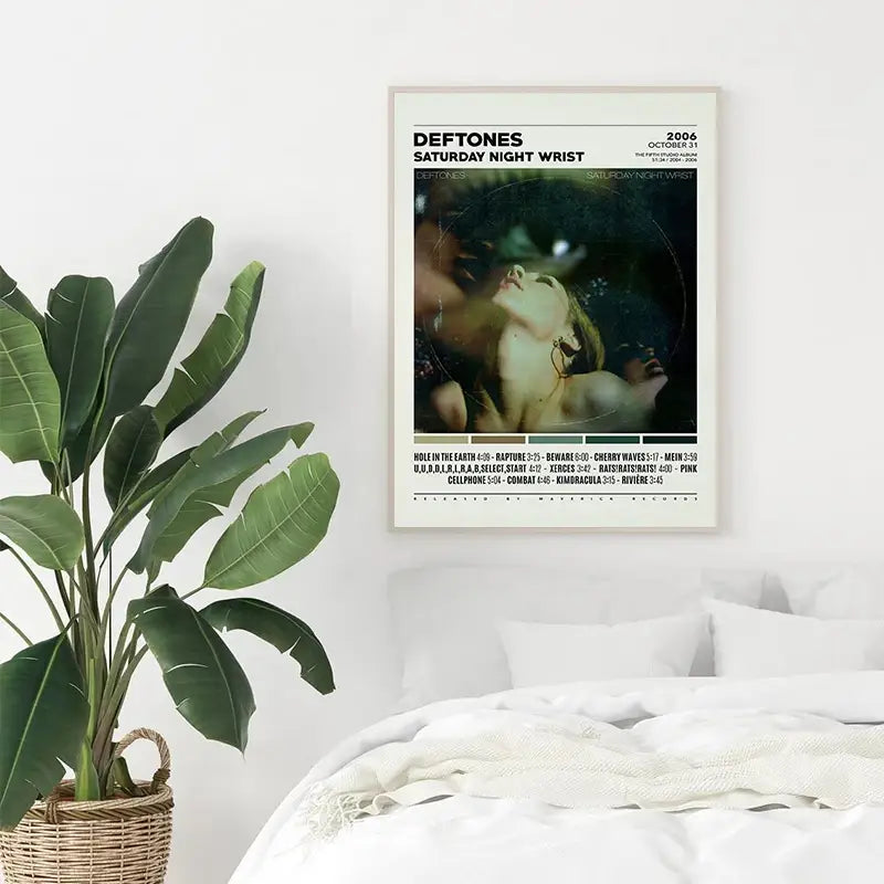 DecorBites™ Deftones Canvas Painting Album Cover Wall Art