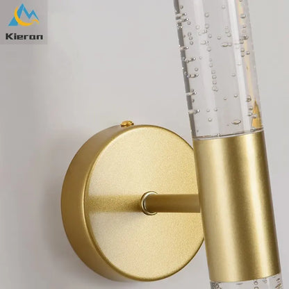 Lámpara de pared LED de cristal DecorBites™ para decoración de dormitorio y sala de estar