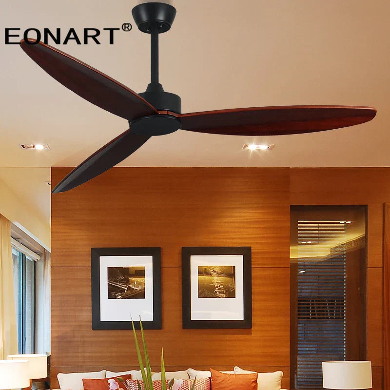 مروحة سقف ديكوربايتس™ الحديثة مقاس 60 بوصة مزودة بإضاءة LED وجهاز تحكم عن بعد