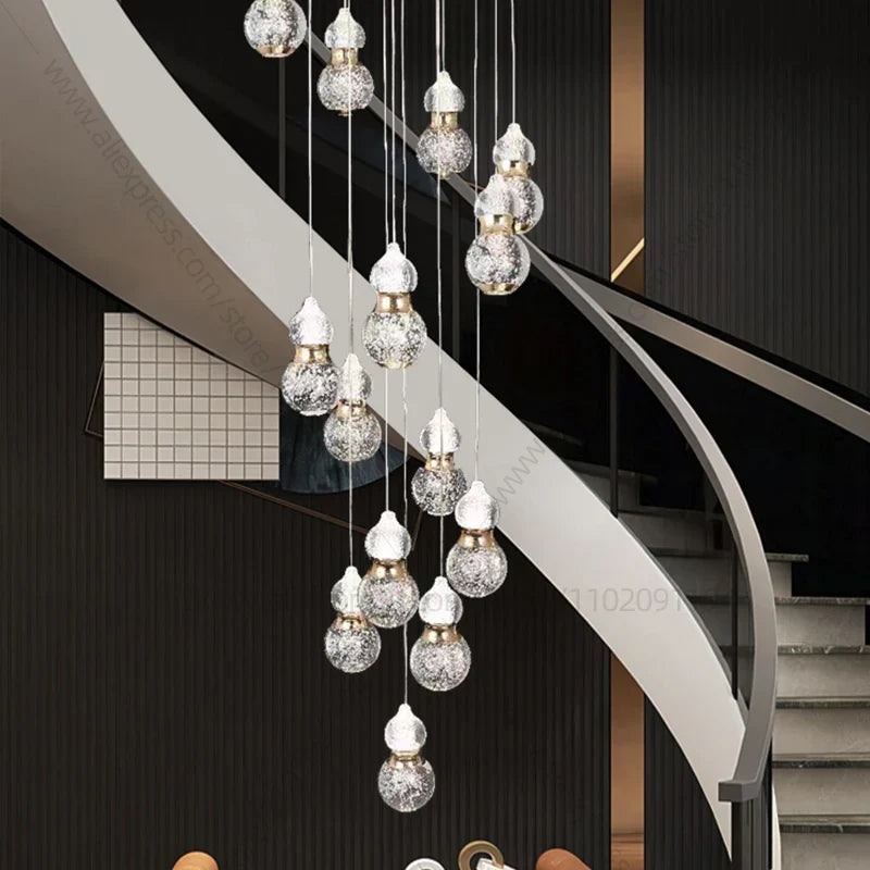 Lámpara colgante LED en forma de calabaza Decorbites™ para sala de estar moderna minimalista