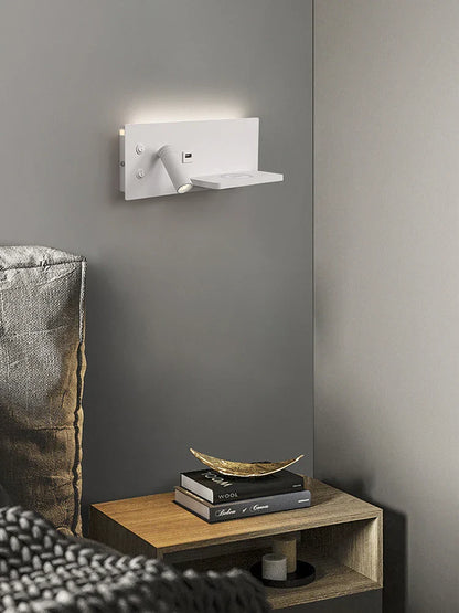 Lámpara de pared LED DecorBites™ con carga USB para teléfono: decoración moderna y multiusos para el hogar.