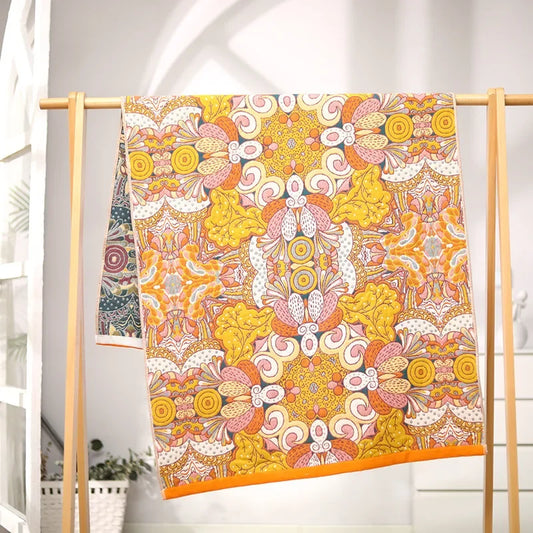 منشفة حمام ديكوربايتس™ من القطن والشاش - ناعمة وماصة 80×160 سم