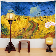 Gold Field Tapestry Art