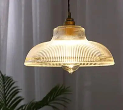 Lámpara colgante LED DecorBites™ de cristal con casquillo de cobre para decoración nórdica moderna del hogar