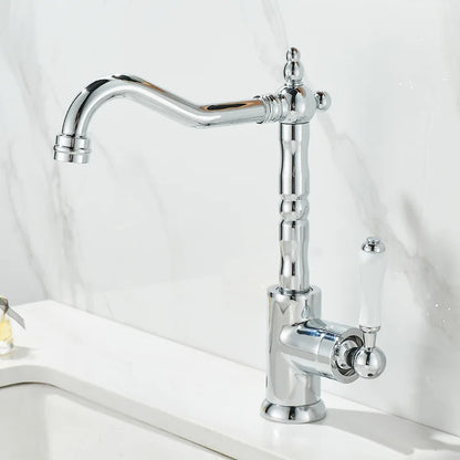 DecorBites™ Gold Black Brass Bathroom Kitchen Faucet - Sink Mixer for Hot Cold Water