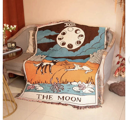 DecorBites™ Gothic Thread Blanket Throw Tapestry - Versatile Home Decor & Outdoor Essential