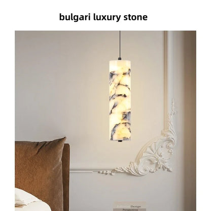 DecorBites™ LED Pendant Light Fixture Modern Luxury Stone Hanging Lamp