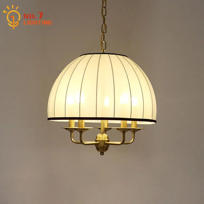 Decorbites™ Creme Neoklassische Pendelleuchte LED E27 Vintage Nordische Hängelampe