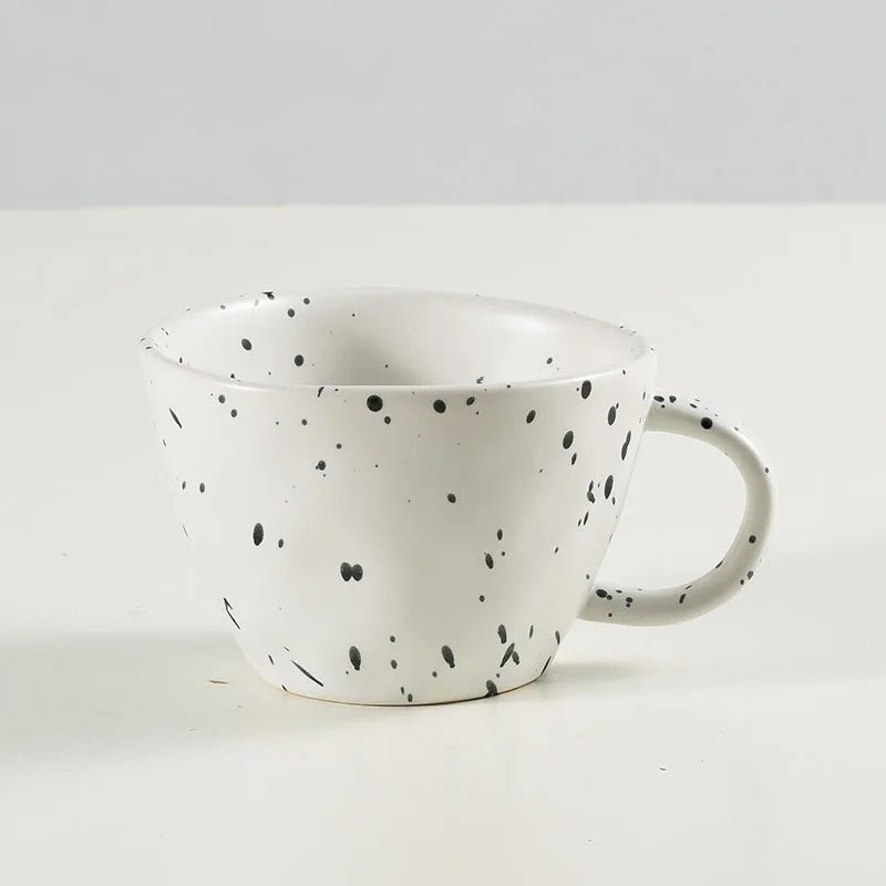 Juego de tazas de café espresso de cerámica creativa DecorBites™ para parejas