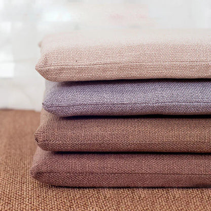 DecorBites™ Linen Seat Cushion: Comfortable Non-slip Chair Pad with Strap