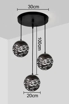 Antique Brass Ball Pendant