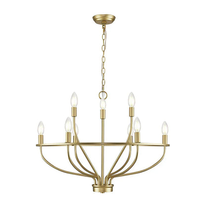 DecorBites™ Iron Art Retro Chandelier Light, American Farmhouse Industrial Pendant Lamp