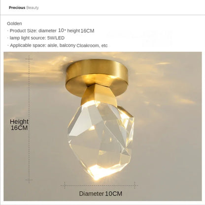 Lámpara de pared LED minimalista dorada DecorBites™ para iluminación de sala de estar, dormitorio, cocina y restaurante