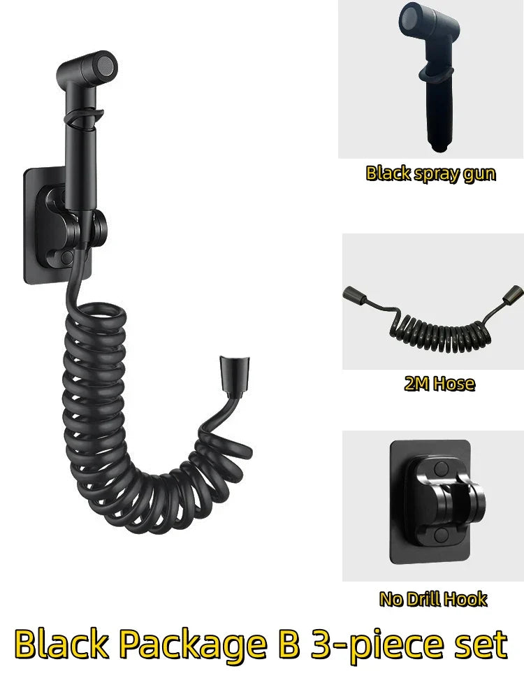 DecorBites™ High Pressure Handheld Bidet Sprayer Set for Bathroom Hygiene and Cleaning